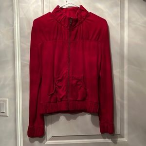 Stem brand, red zip up jacket. Sz S.